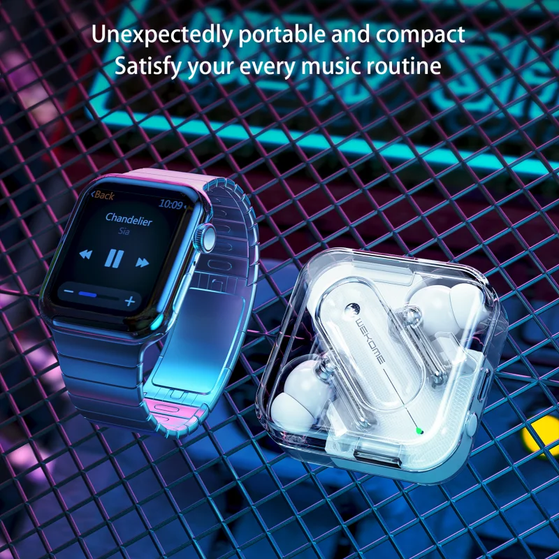 Auriculares TWS transparentes, inalámbricos por Bluetooth, para videojuegos, novedad de 2023