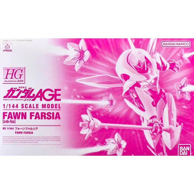 Spot Direct Delivery Bandai Original Anime Collectible GUNDAM Model HG 1/144 FAWN FARSIA Action Figure PB Toys for Children