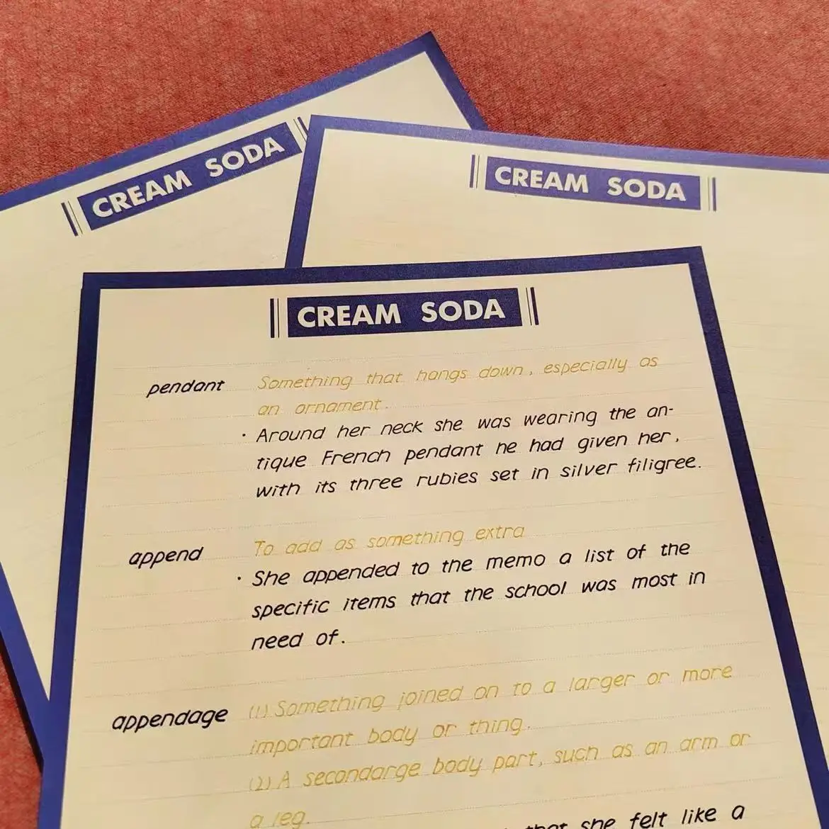 30sheeets Notebook Planner Ins Klein Blue Butter Lined B5 Agenda Take Paper Can Tear Students Study Special Draft Notebook