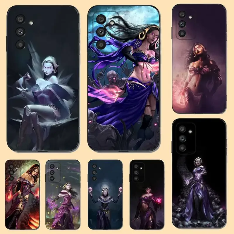 Magic the G-Gathering Phone Case For Samsung S23,22,21FE 20,10lite 9,8,5plus 6,7edge Note20,20ultra Black Silicone