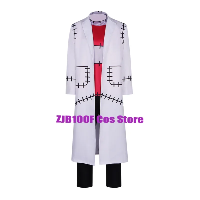 Franken Stone Cosplay Doctor Anime Soul Eater Cosplay Costume Uniform Trench Top Pants Set Party Role Outfit for Men Women