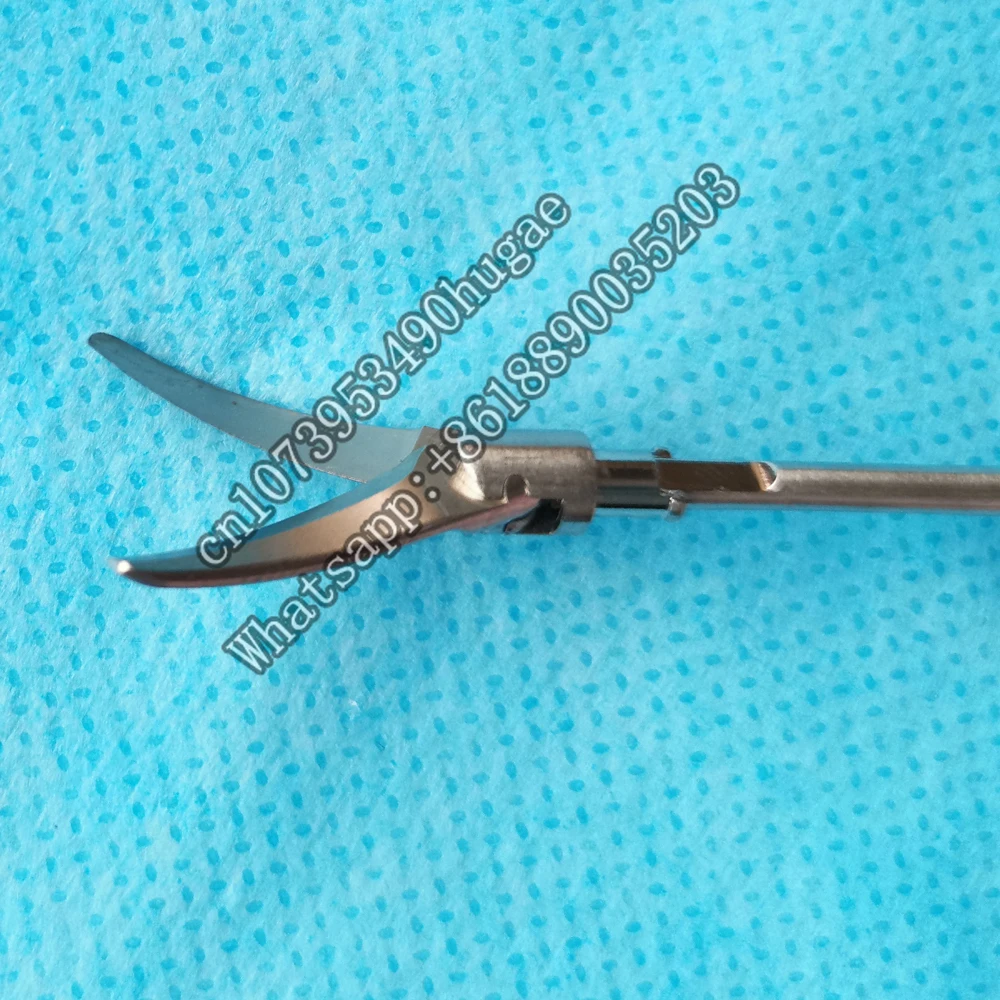 5mm laproscopic double acting curved scissors surgical Instruments