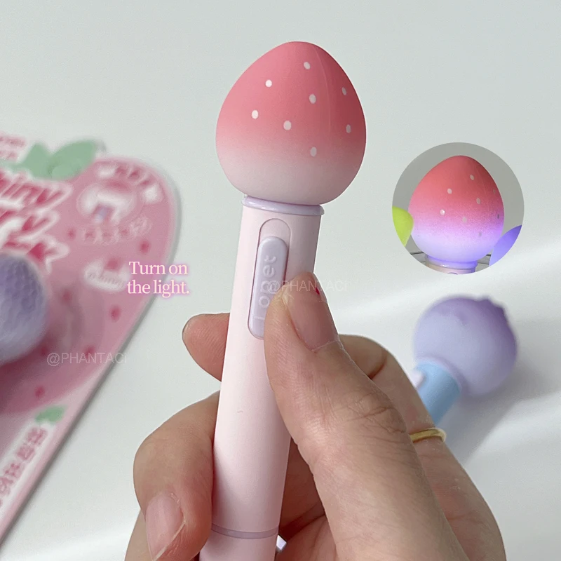 2 Stück/Set Duftgelstift im Beeren-Design, kreativer Drehgelstift, Schul- und Bürobedarf – Detail 4
