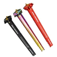 HONSUN PRO tija de sillín de bicicleta de montaña de carretera aleación de aluminio ultraligera diseño hueco tija de sillín 27,2/30,8/31,6mm * 380mm piezas de bicicleta