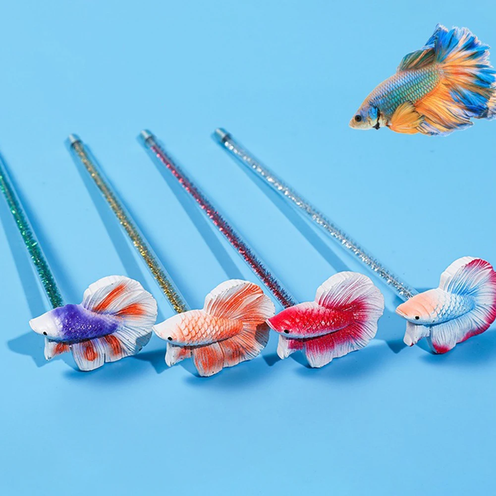 Betta Engaging Training Wand Fighting Fish Training Stick Fish Active Aquariums Wand Fishtanks Accessories Decoration Toys