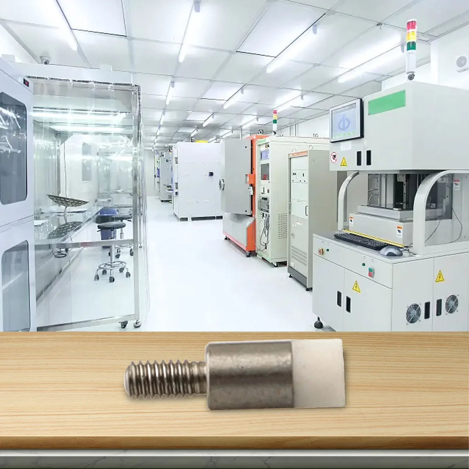 D10*L4.5 Porcelain Contact Contact Point For Digital Indicators Porcelain Tools High Flatness Thickness Measurement