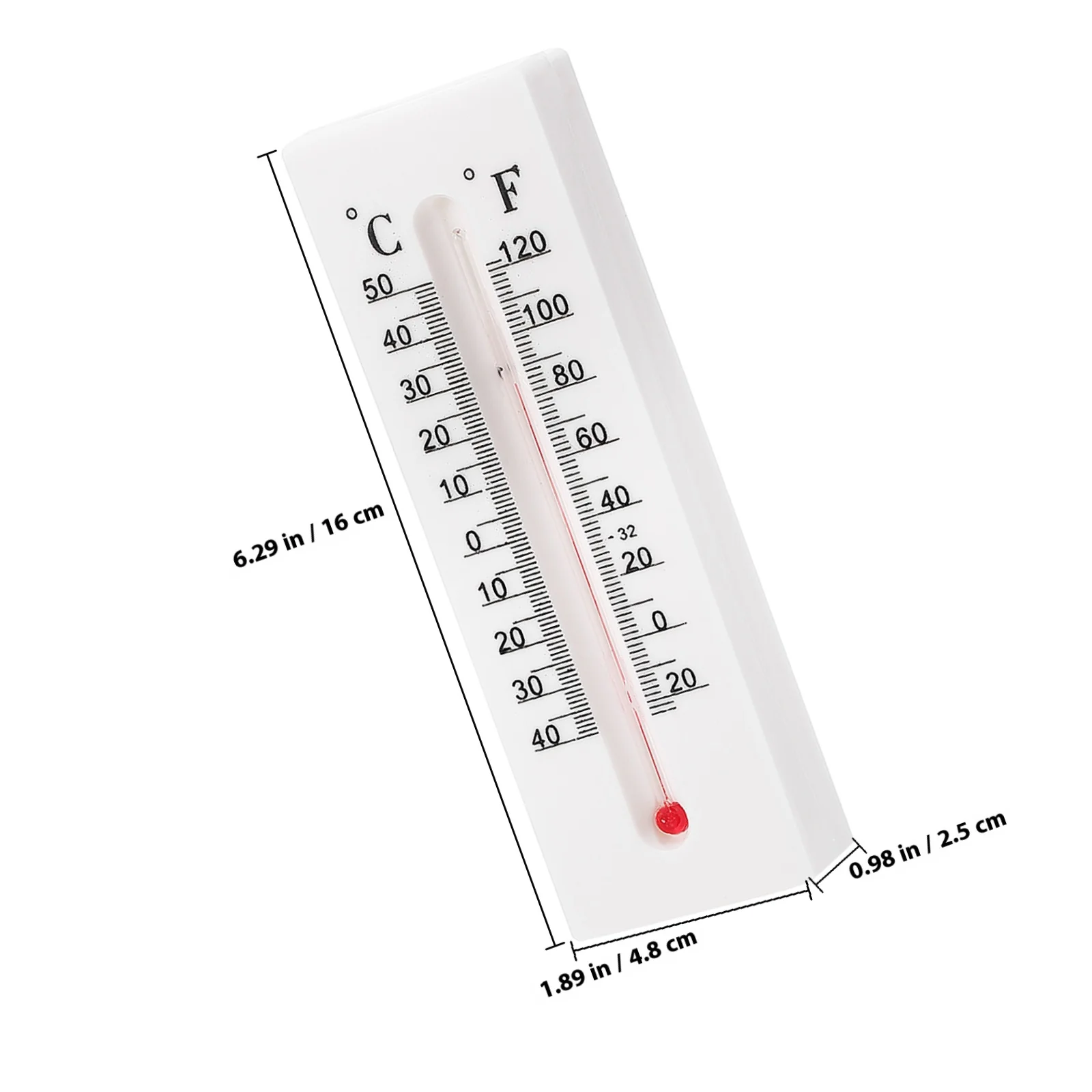 2 pcs Key Hider Outdoor Thermometer Decorative Storage Box For Outside Wall Mount Garage Garden Fence Weatherproof Plastic Key