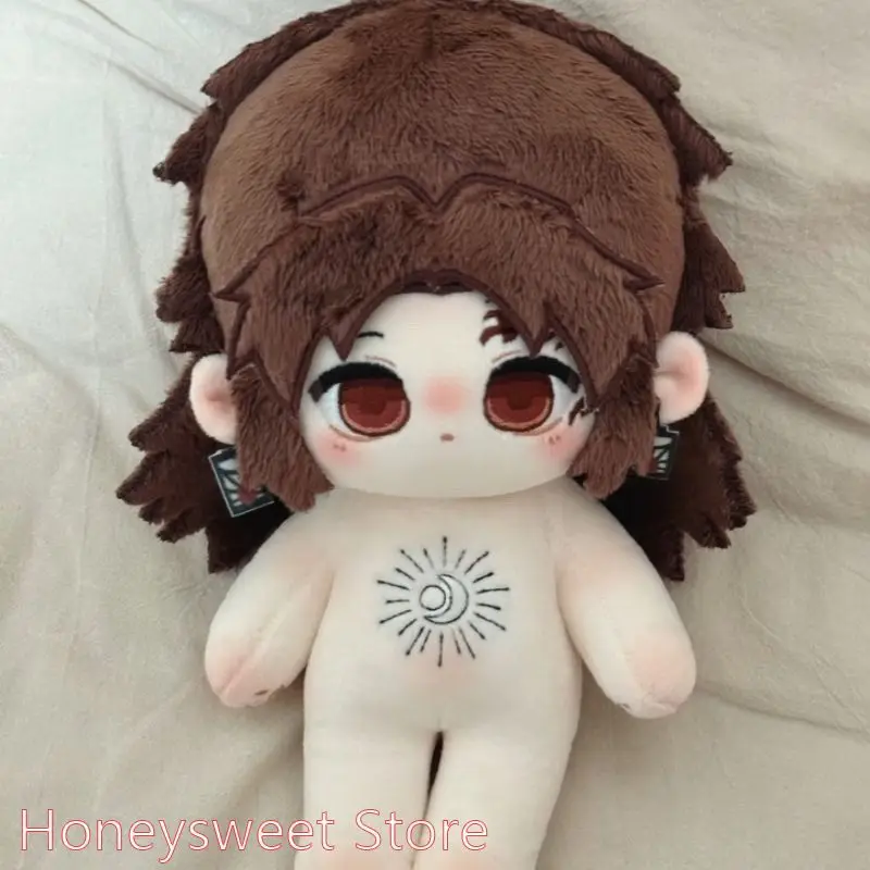 

Anime Role attribute Cotton Doll Stuffed Body DIY Dress Up Clothes Plushies Figures Adorable Cotton Dolls Xmas Gift 20CM