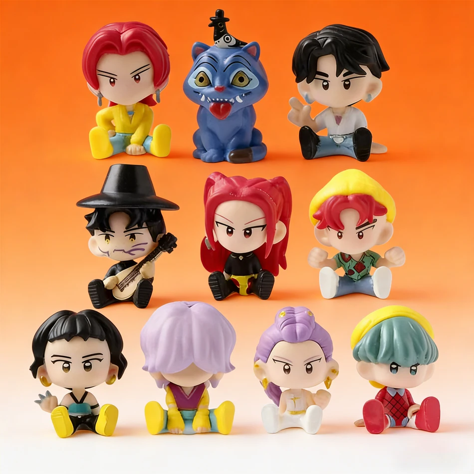 

10pcs/set K/popDemonHunter ActionFigureToy Set, Huntrix Rumi Mira Zoi Saja Boys Derpy Tiger Model Doll for Desk Decoration Gifts