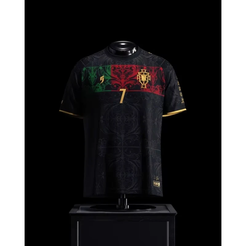 Assisting World Football Events, Portugal's Creative Concept Jersey, Summer Jersey Designed for Solo Use, 3D Printed
