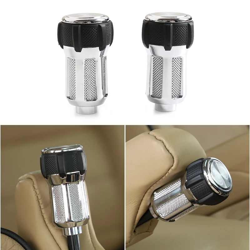 

2PCS Alloy Car Seat Armrest Box Adjustment Knobs Replacement Parts For Land Rover Discovery 4 Freelander 2 Range Rover Sport