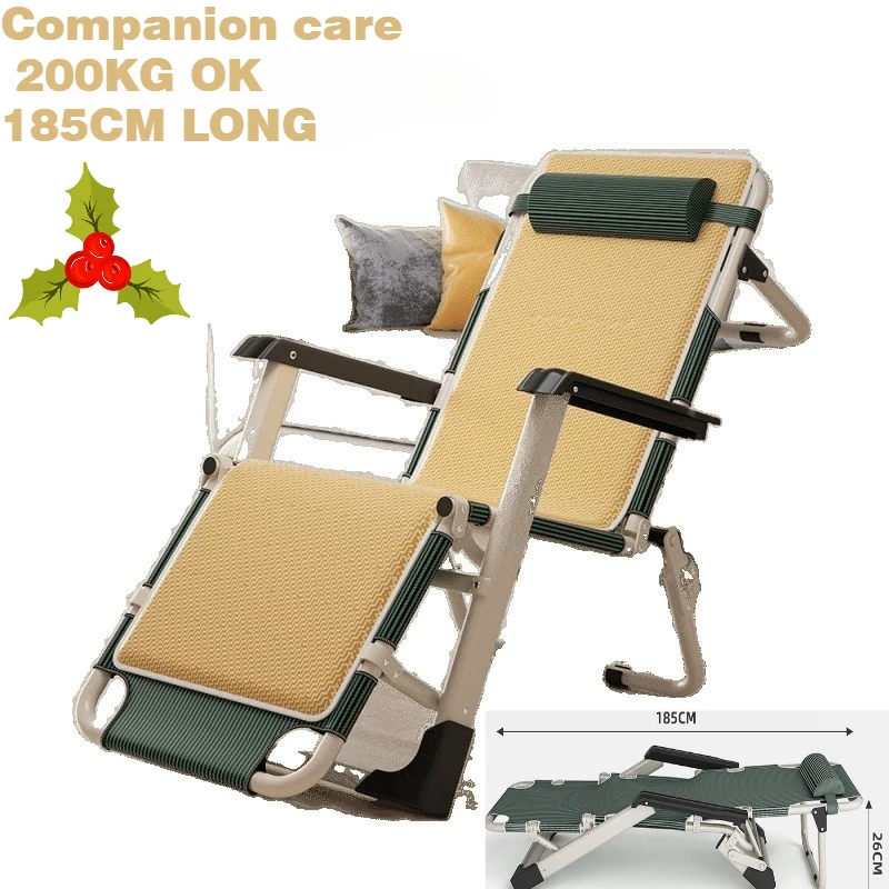 Folding Recliner companion care  Outdoor Nap Home Leisure soft pad stable  Folding Bed Chair Chaises Massage Chair