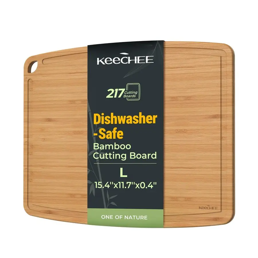 

Safe Bamboo Cutting Boards 15.4x11.7in HeatResistant Chopping amp Charcuterie Board with Juice Groove, Durable Lightweight Kitch