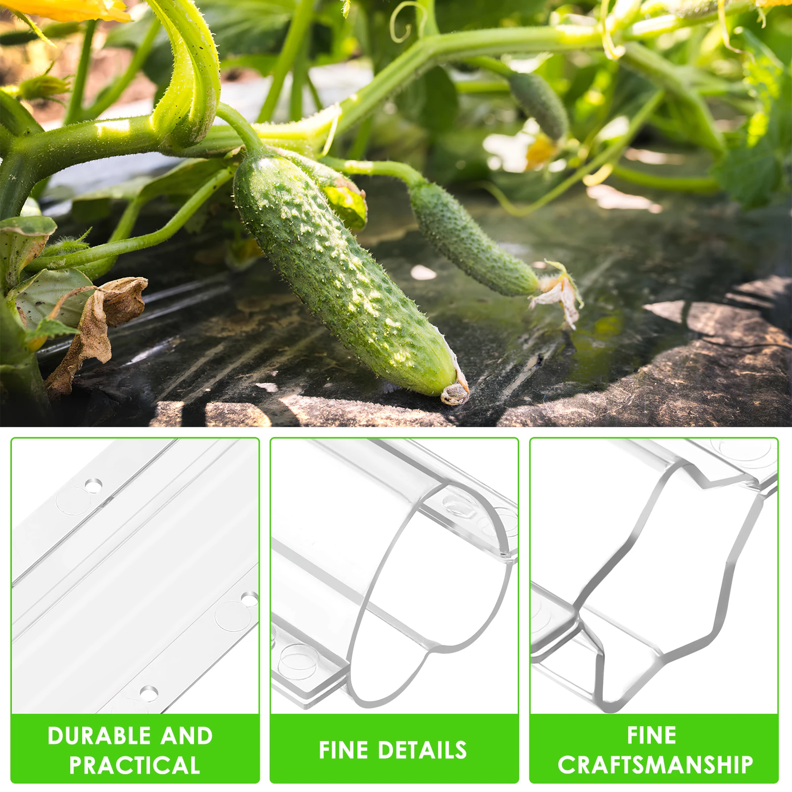 Moule à légumes, outils de mise en forme des fruits, pour la croissance des concombre, fournitures de plantation, accessoires de culture de jardin, 4 pièces