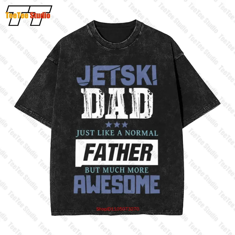 Jetski Dad Fathers Day Jet Ski Plus Size Men'S Clothes Oversized T-Shirt DJFA