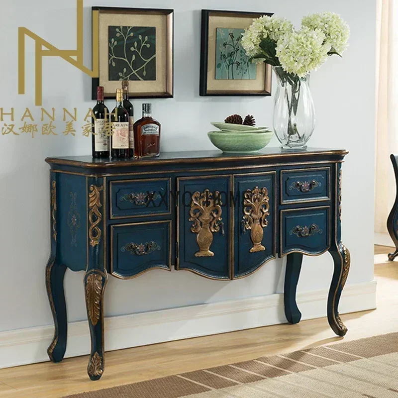 Американский ретро-прилавок для крыльца из цельного дерева