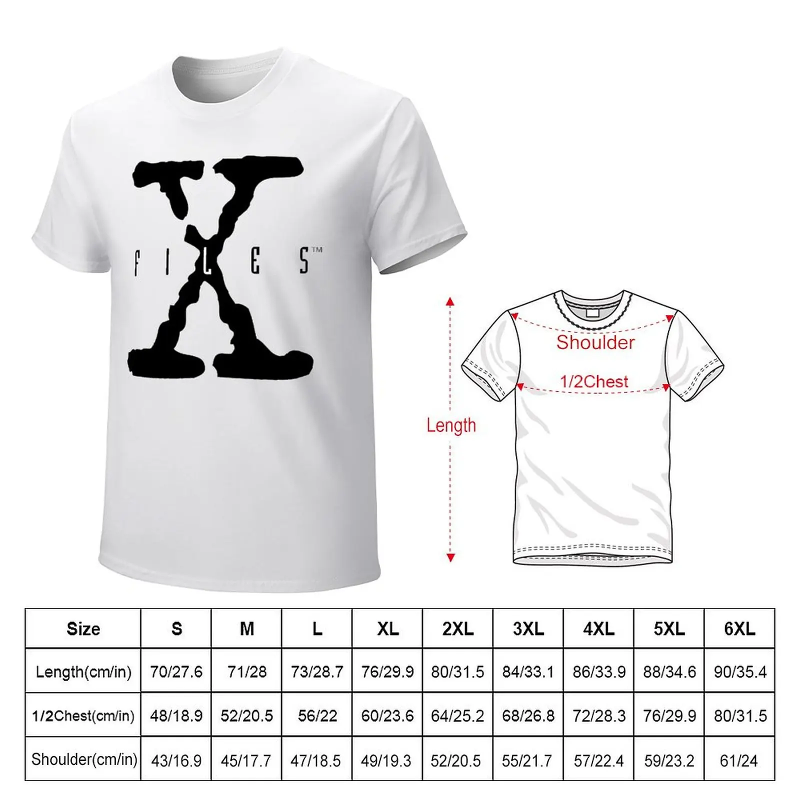 Crewneck X Files for Sale T-shirt  Sports T-shirts Novelty Funny Vintag Fitness Eur Size image 5