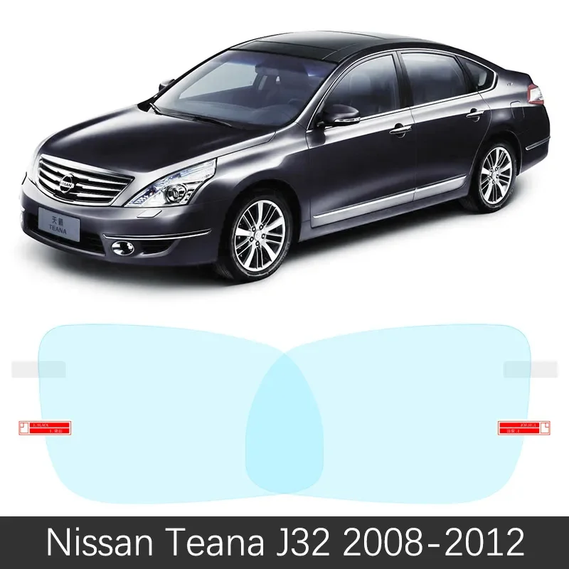 Full Cover Rearview Mirror Film For Nissan Altima Teana J31 J32 L33 L34 2003-2020 Anti-Fog Auto Mirror Sticker Car Accessories