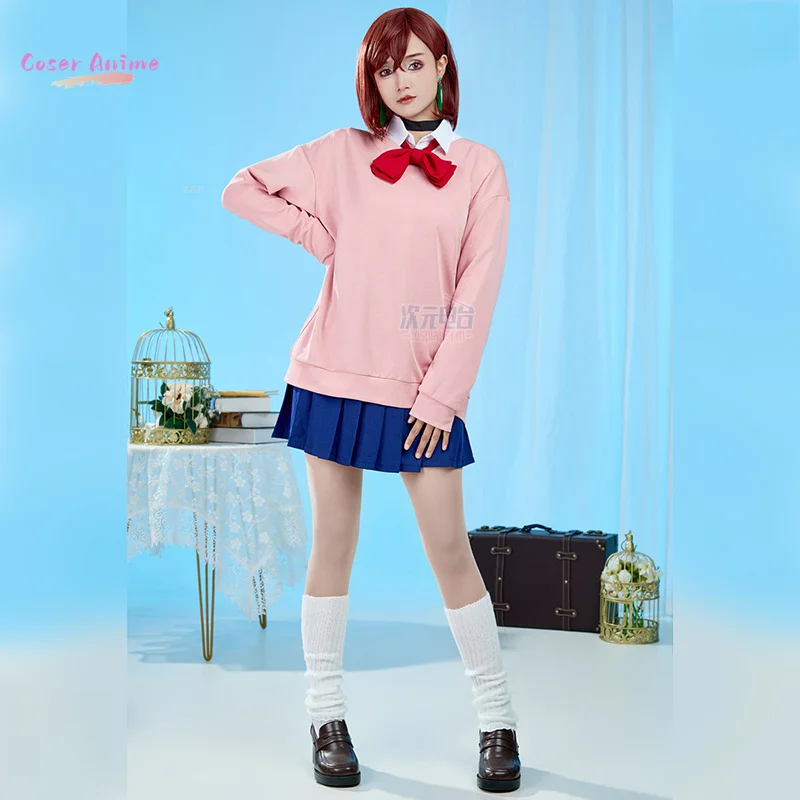

Anime DAN DA DAN Ayase Momo Cosplay Costume Uniform Halloween Carnival Party Christmas Play Role Clothes Clothing