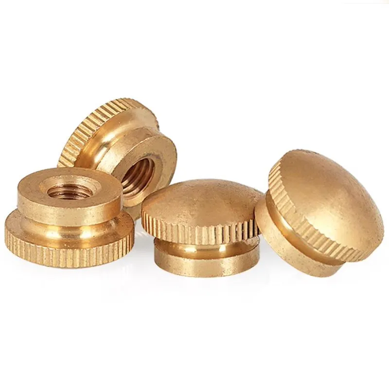 M3 M4 M5 M6 M8 M10 Brass round blind step Thumb Nut knurled Hand Tighten Nut