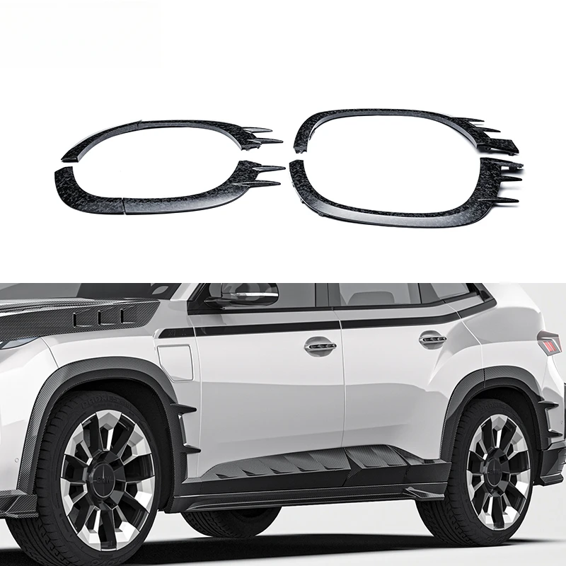 Factory Supply Dry Carbon Fiber Aero Wheel Arch Trim Fit G09 2022 Vehicle Exterior Refitting Components