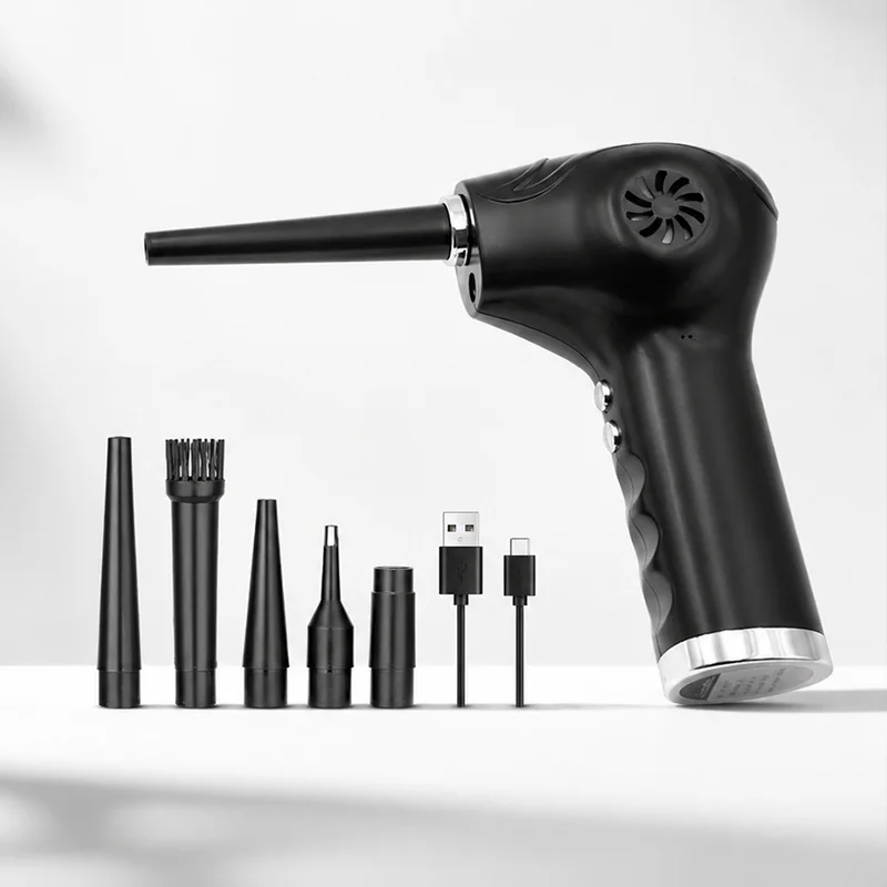 Generic Wireless Air Duster Usb Charging Powerful Blower For Computer Keyboard Hairdressing Outdoor In-Vehicle Lighting Cleaning