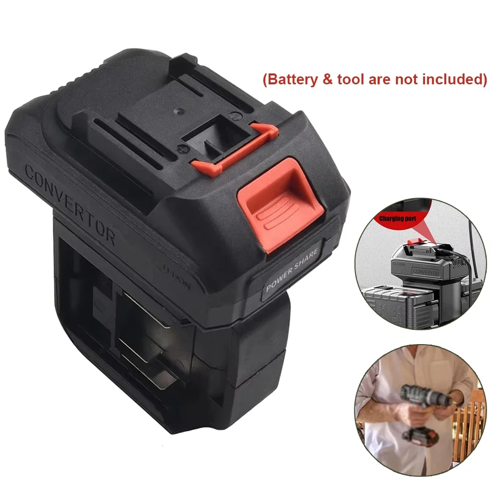 

2 in 1 Battery Converter for Makita Impact Drill Wrench Screwdrivers for 18V Battery Adapter Electrical Tool Accessory