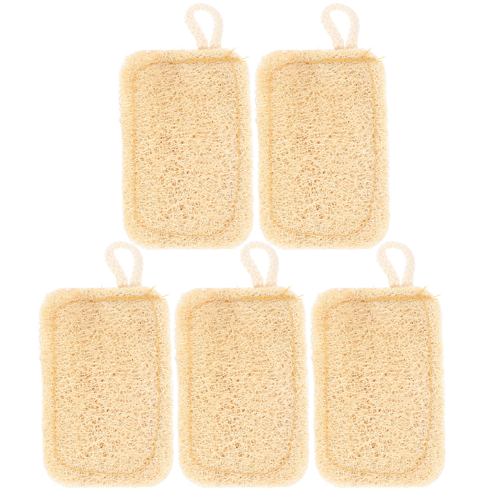

5pcs Loofah Brush Natural Sponge for Dishes Scrubbing Pots Cleaning Bottles Kitchen Tools Bottle Brush Eco Friendly