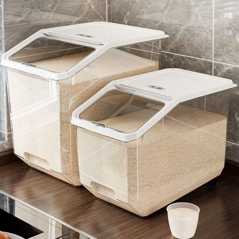 

Kitchen Household Rice Bucket Insect-proof Moisture-proof Sealed Storage Box Multi-functional Large-capacity Grain Storage Box