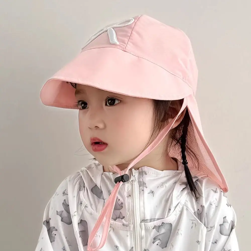 

Fashion Sweet Shawl Sun Hat Breathable Quick Dry Baby Sun Protection Hat Sunscreen Fresh Color Children Fishmen Hat Boys