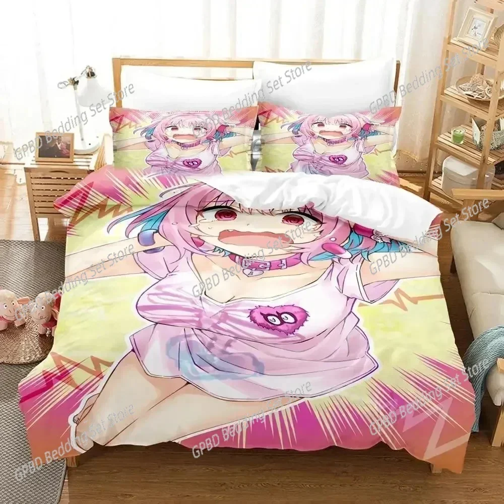 

Anime Riamu Yumemi Bedding Set Single Twin Double Queen King Cal King Size Bed Linen Set