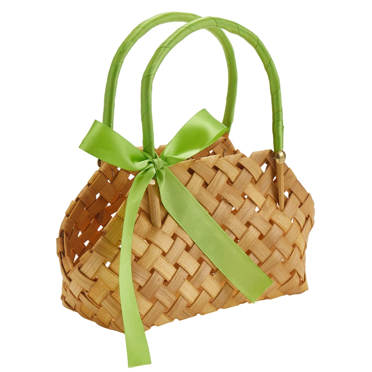 

Корзины ручной работы с ручками и лентами Элегантная ваза для искусственных цветов Украшения для обеденного стола Украшение дома