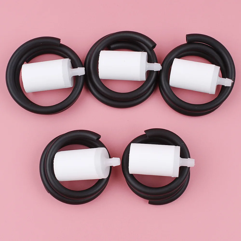 5 Set Fuel Filter Line Hose Kit For Husqvarna 61 66 261 268 362 365 371 372 XP 372XP Chainsaw Spare Parts