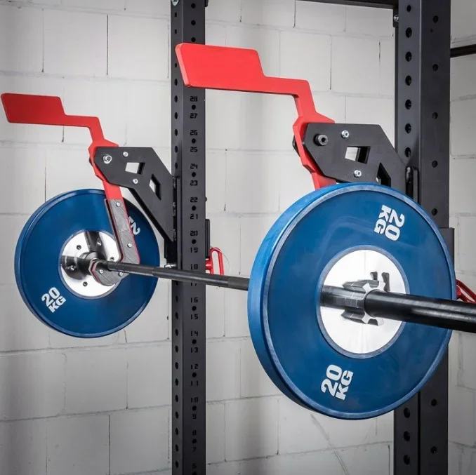 Commercial Using MONOLIFT J Hooks Power Cage With Attachment Barbell Holder For Power Rack For SWIVELING WEIGHT RACK