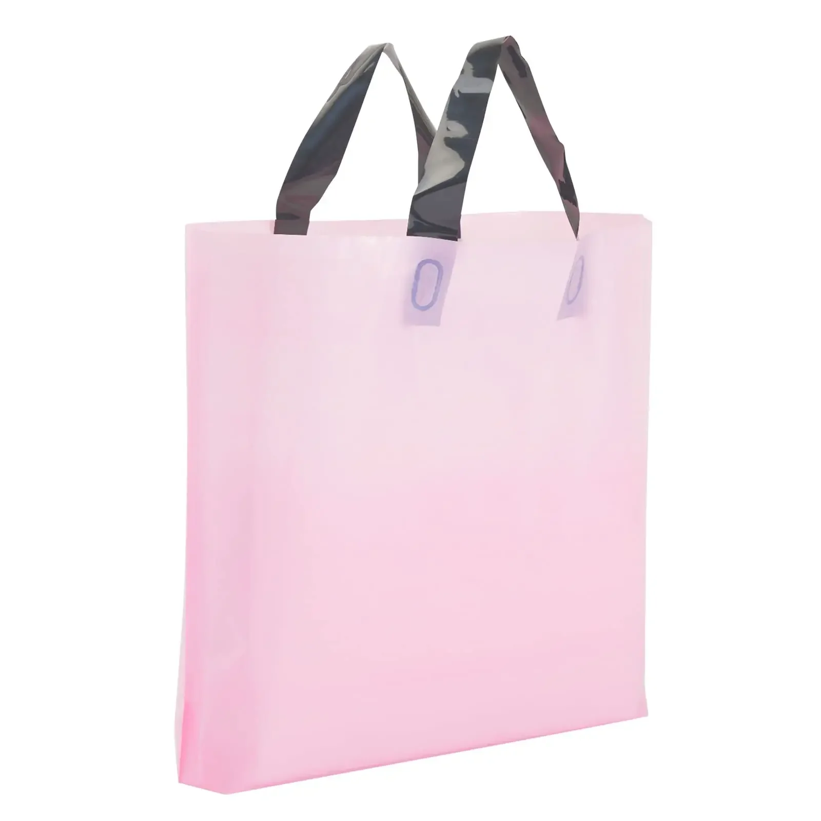 50PCS Colorful Plastic Shopping Bags, Merchandise Bags, Plastic Boutique Bags for Small Business