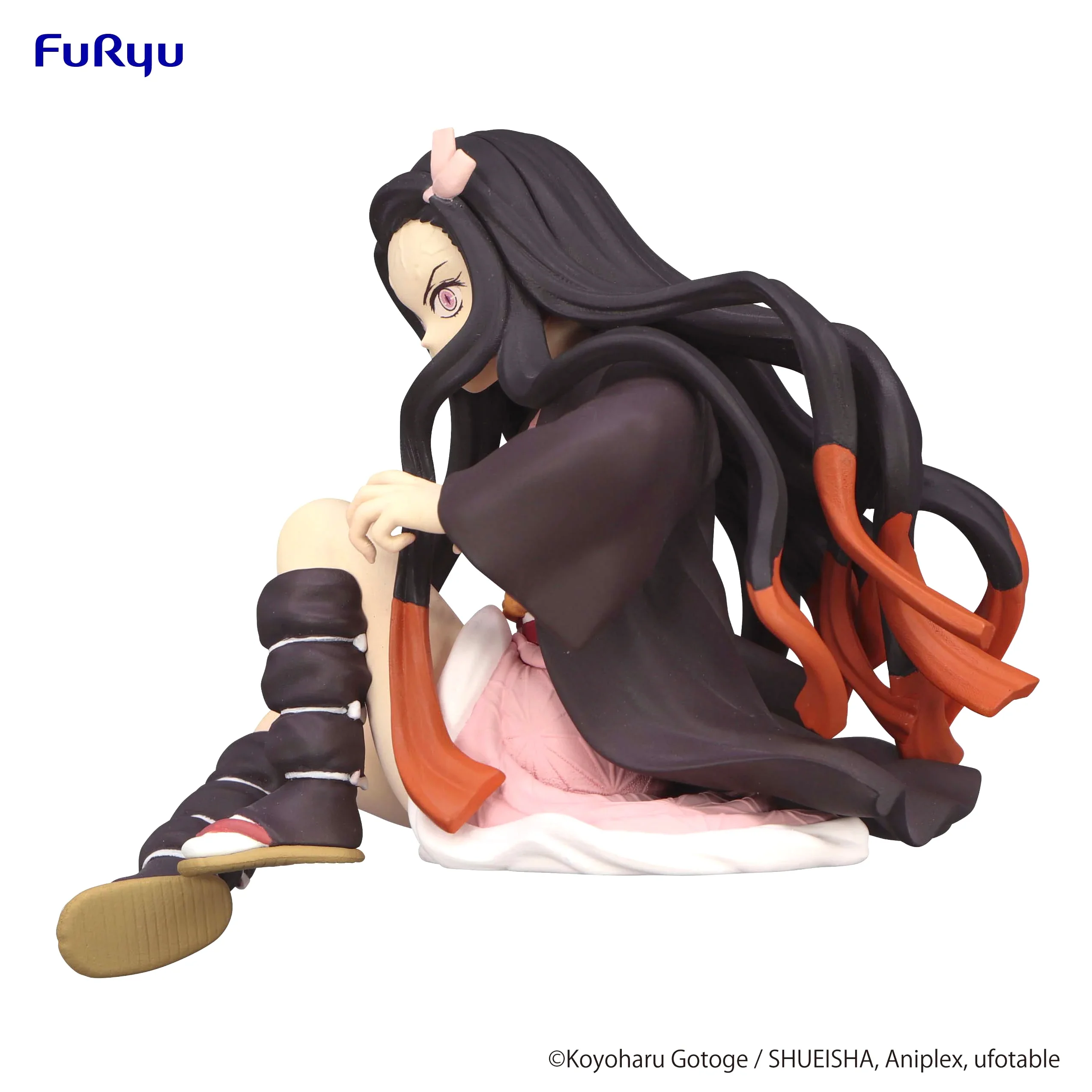 Anime Demon Slayer Kamado Nezuko Cosplay Instant Noodle Press Garage Kits Dolls Cartoon Figurine Handmade Model Toys Xmas Gift