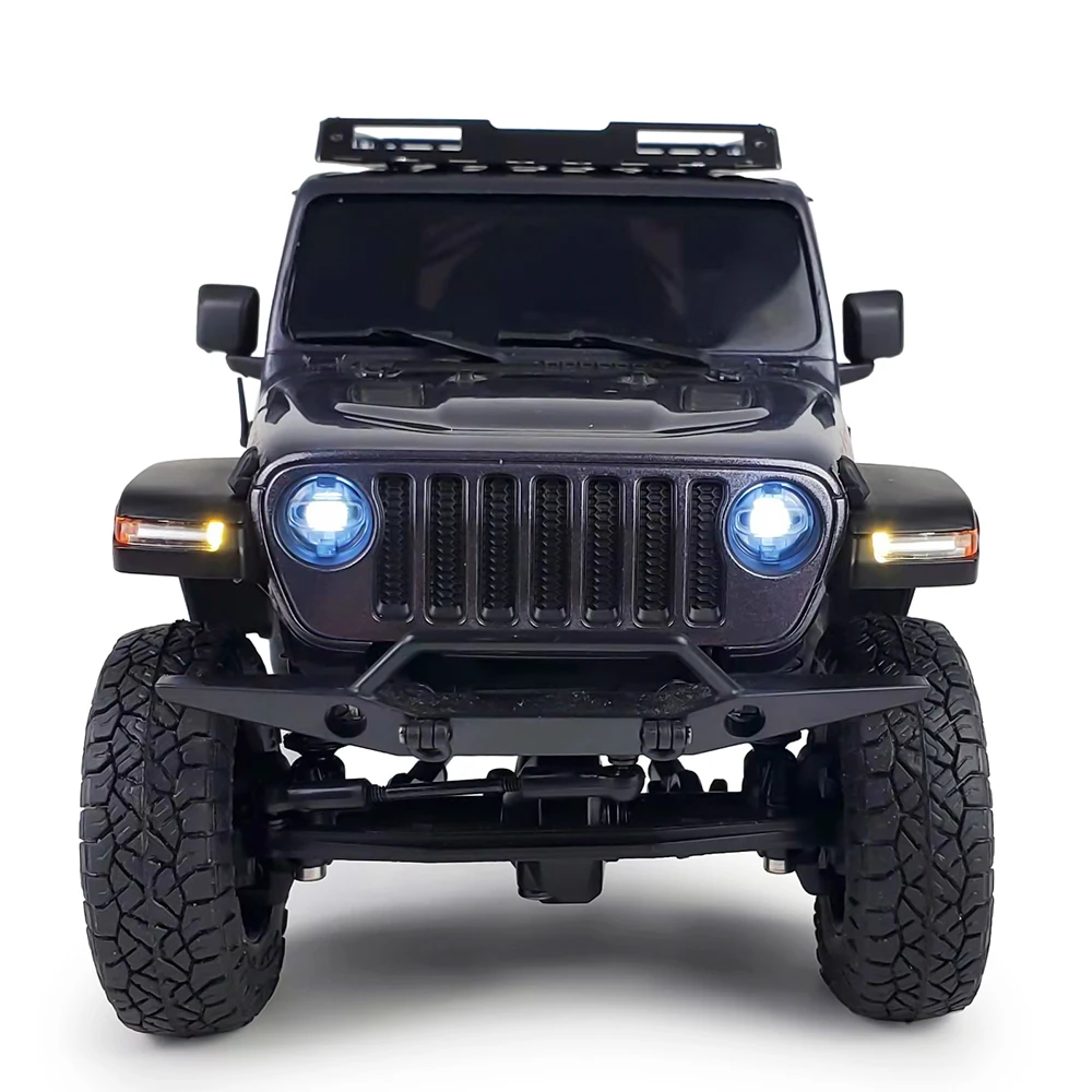 MIBIDAO RC Car Front & Rear LED Light Headlight Taillight For Kyosho Mini-Z 4X4 Jeep Wrangler Unlimited Rubicon 1/24 RC Crawler