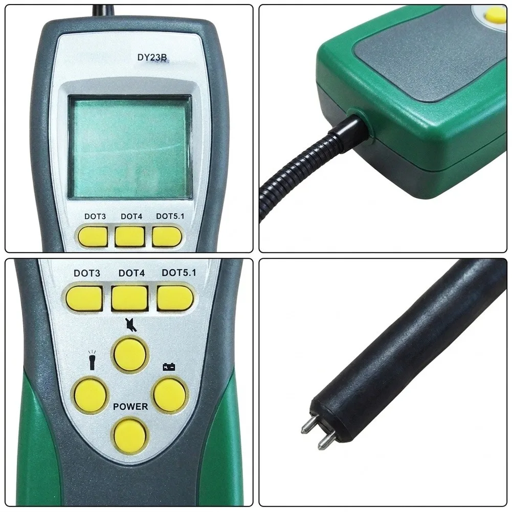 DY23B LCD Display Indicator Car Brake Tester Automotive Repair And Testing Tool Compact Pen Style Easy Operation For Repair