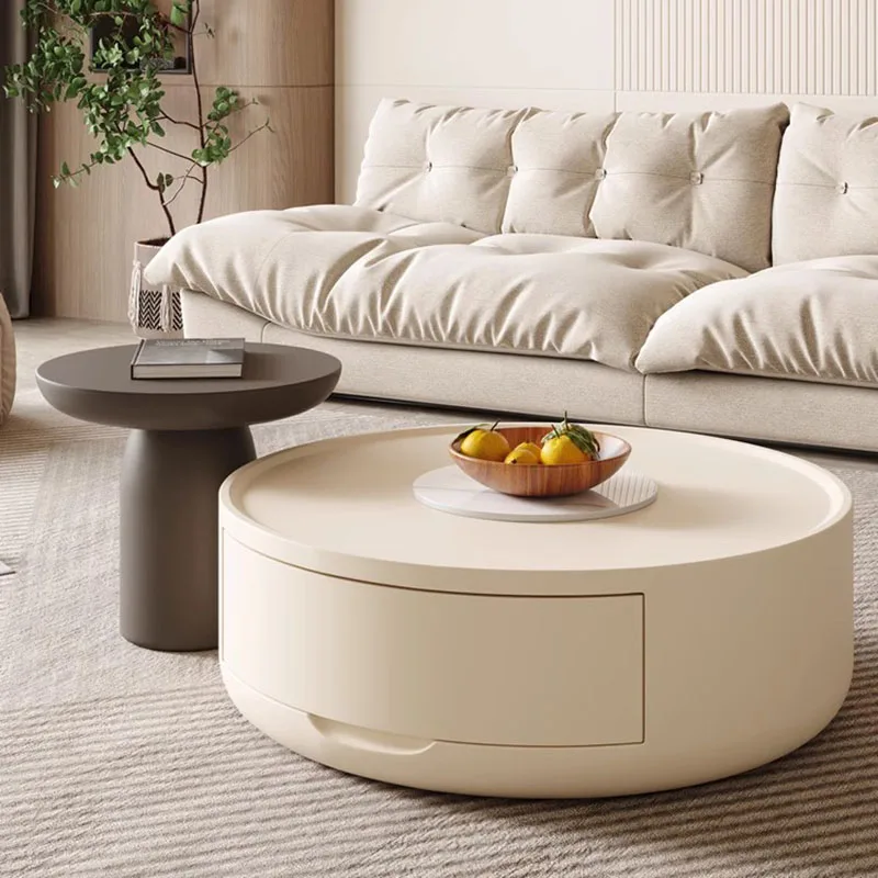 

Home Coffee Table Modern Living Room Unique Japanese Nordic Round Coffee Table Wood Set White Luxury Stolik Kawowy FurnitureXS