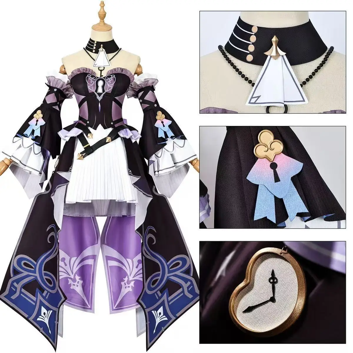 Game Honkai Star Rail The Herta Cos The Witch dress Herta Cosplay Costume Uniform Halloween Outfits Wig Anime Suits Accessories