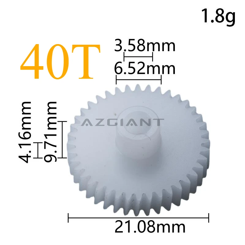 AZGIANT 40T for Toyota HILUX REVO MK8 VIGO IMV 2015-2020 CarSide RaerView Mirrors Fold Actuator Internal Repair Gear Cog 4/10pcs