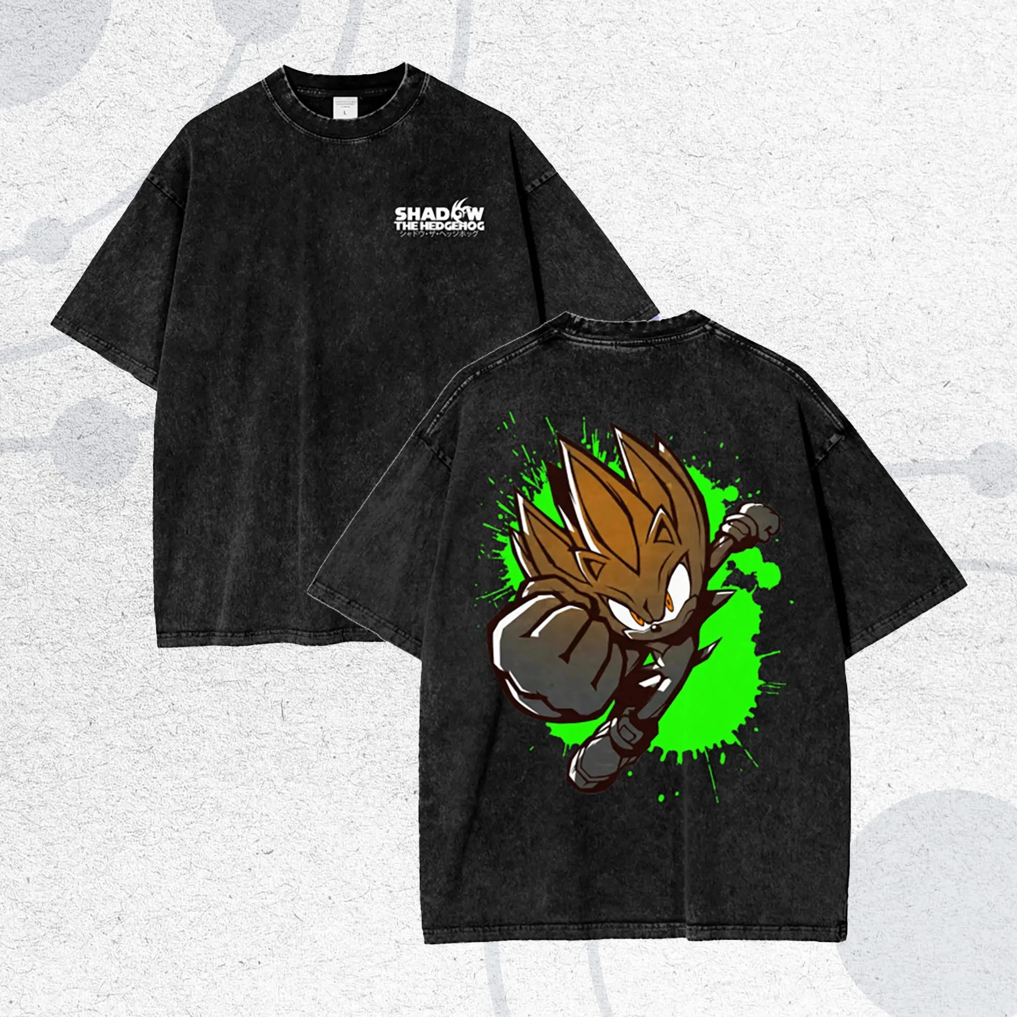 Shadow the Hedgehog T Shirt Men For Men's Clothing Graphic T Shirts New Gifts and T-shirts Cotton Men's T-shirts Mens Gifts