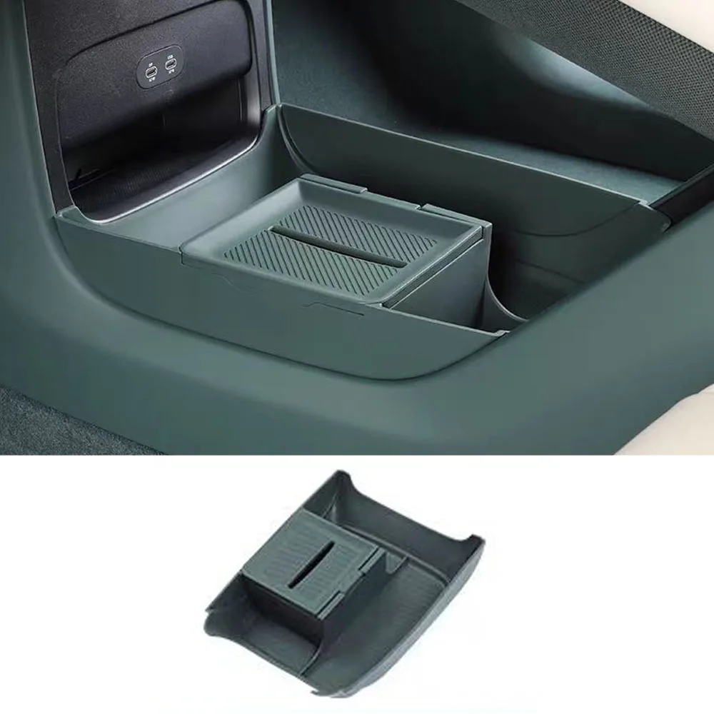 

Fit For Xiaomi YU7 2025 Central Control Lower Storage Box Upgrade With Tissue Box Car Interior Modification Upgrade Accessories