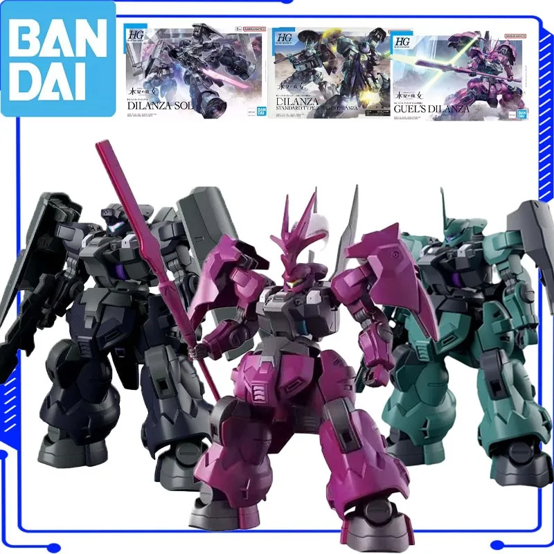 

Оригинальная фигурка Bandai HG GUNDAM, модель GUEL'S DILANZA, набор для сборки, подарок для мальчиков и девочек, коллекционная модель