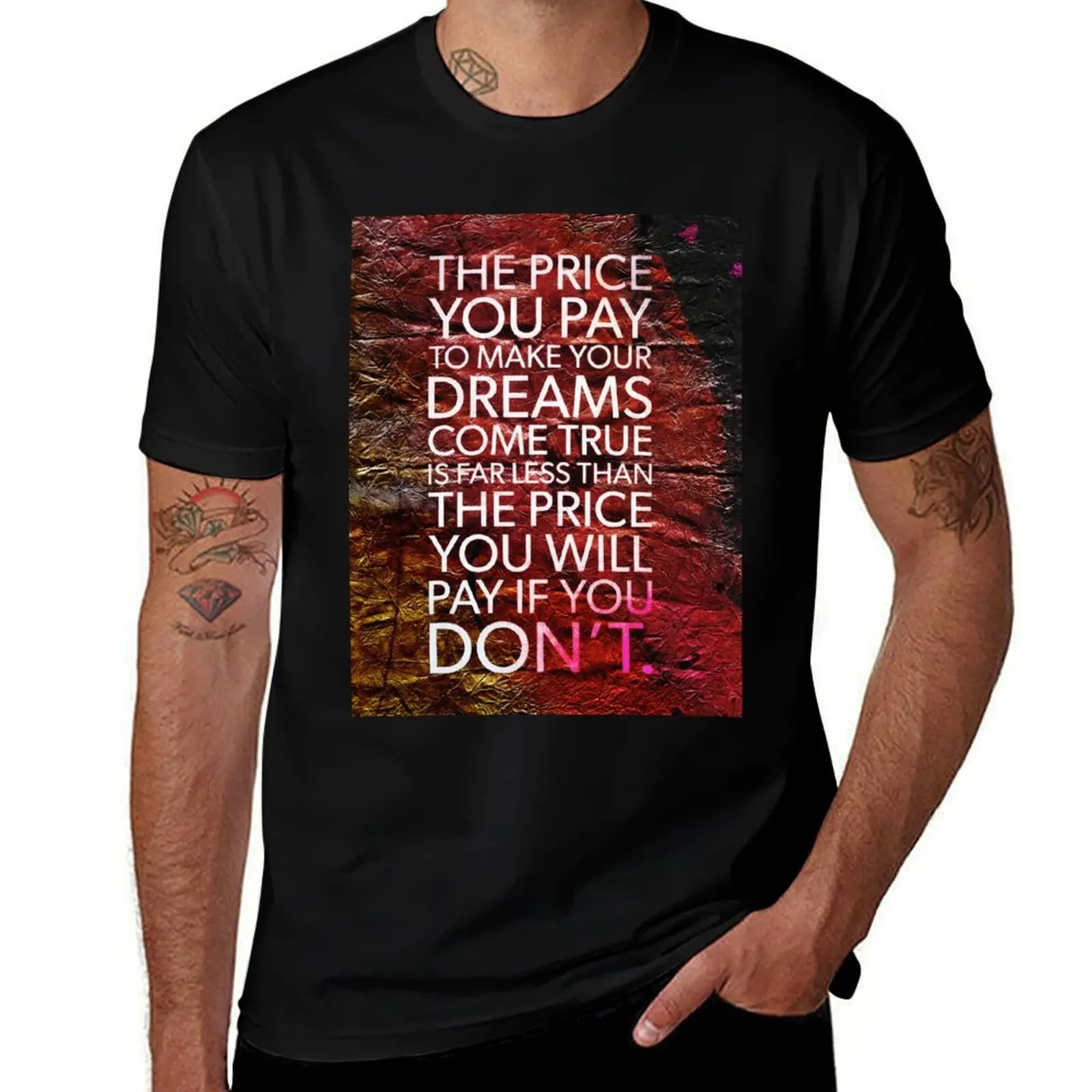 

Make Your Dreams Come True T-Shirt anime clothes blue archive T-shirts oversize for a boy big and tall t shirts for men