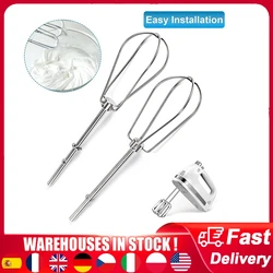 For KitchenAid Hand Mixer Attachments, Replacement Egg Beaters Mixmaster Compatible Model Replaces W10490648 KHM2B