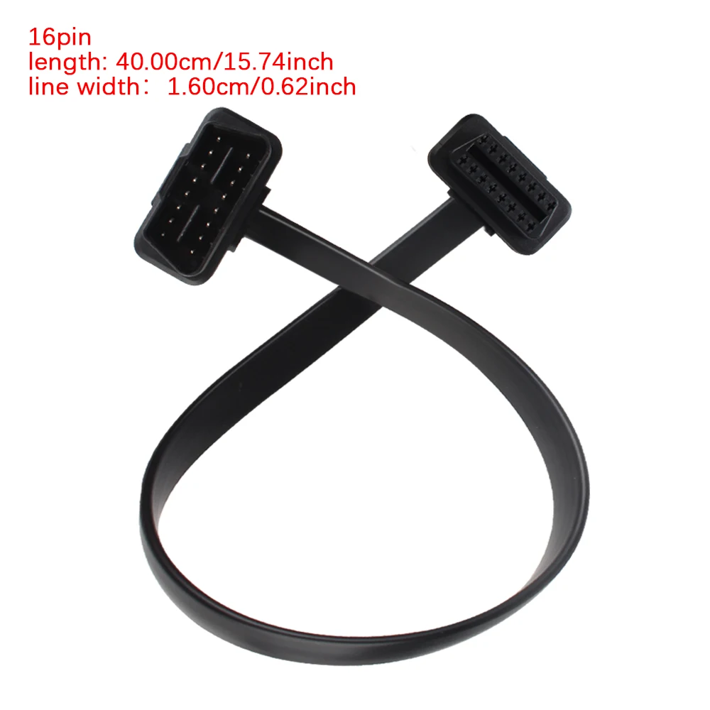 OBDII Extension cable Male to Female Car Diagnostic Connectors 16pin 40cm/8pin 100cm OBD2 Scanner extended adapter