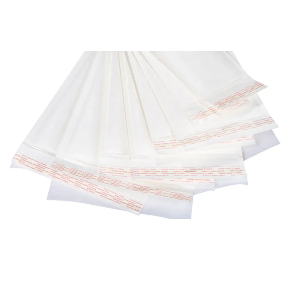 

White Kraft Bubble Film Mailing Envelope Bags 150x180 Pearl Film Bubble Envelope Lightweight Protective Mailing Bags for Letters