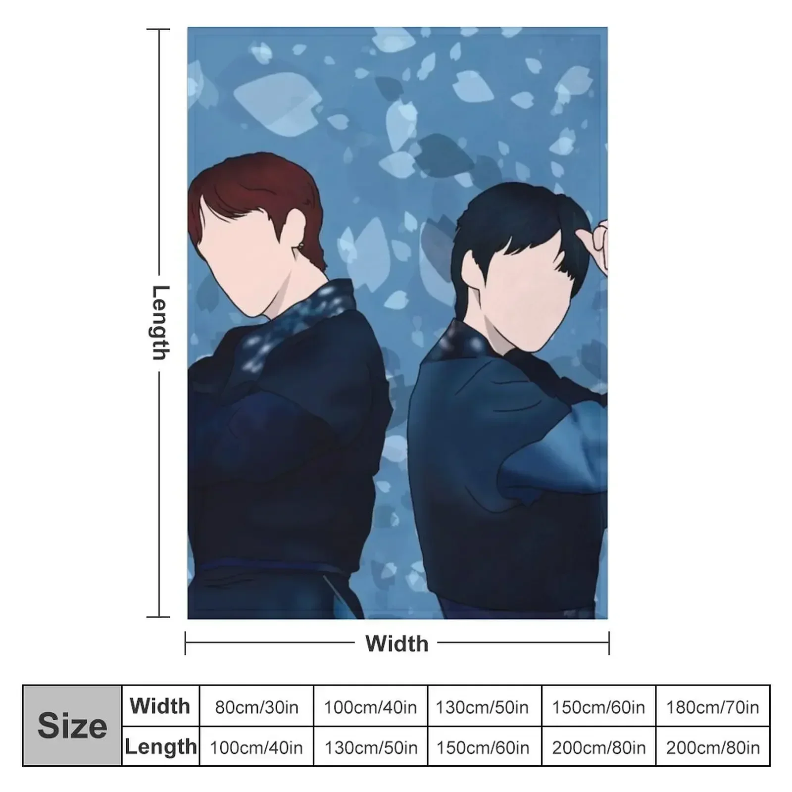 bg ver Hwanwoong and RAVN Luna minimalist Throw Blanket couch cozy soft plush fuzzy picnic outdoor blanket