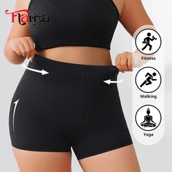 Flarixa Plus Size High Waist Safety Pants Women Under Skirt Boxers High Elastic Underwear Panties Anti Chafing Thighs Shorts